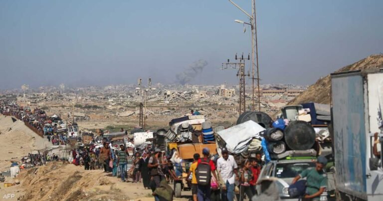 إسرائيل-تواصل-قصف-غزة-والرعب-يطارد-النازحين.jpg