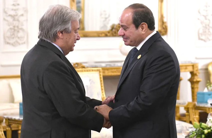 غوتيريش-يوجه-طلبا-للسيسي-بعد-اتفاق-غزة-والرئيس-المصري-يؤكد.png