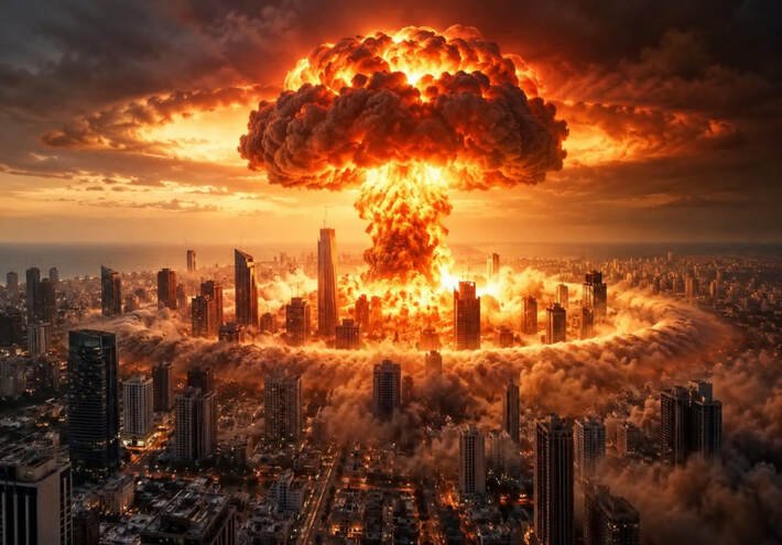 نتنياهو-ينشر-صورة-لانفجار-نووي-فوق-تل-أبيب-والمعارضة-تتهمه.jpg